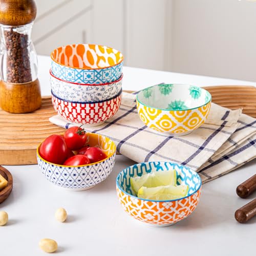 4 Oz Ceramic Mini Dipping Bowls Set of 6 (6 Count)