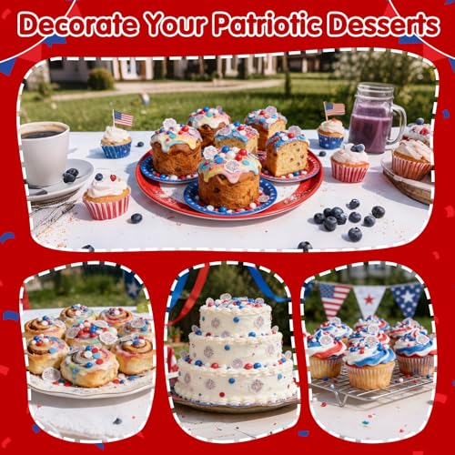 4th of July Edible Sprinkles (4.5 Ounce)