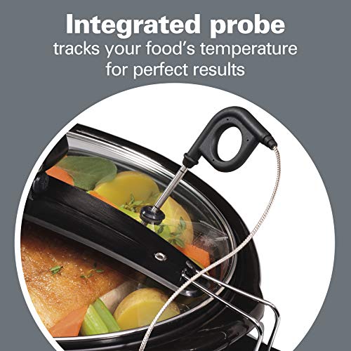 Portable 6 Quart Set & Forget Programmable Slow Cooker