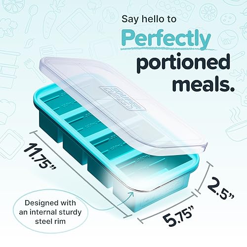 1 Cup Silicone Freezer Mold with Lid