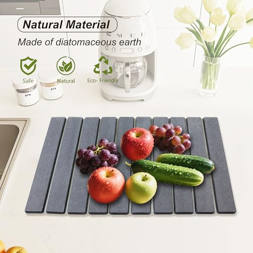 Large Stone Diatomaceous Dish Drying Mat