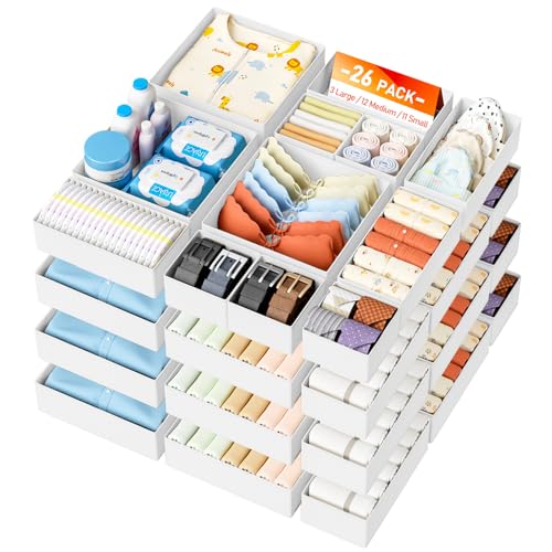 Drawer Organizer Clothes (26 Count)