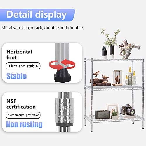 3 Tier Wire Shelf