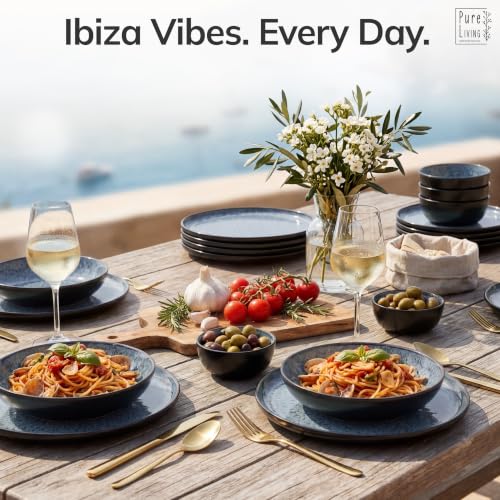 16 Piece Stoneware Dinnerware Set for 4 (16 Count)