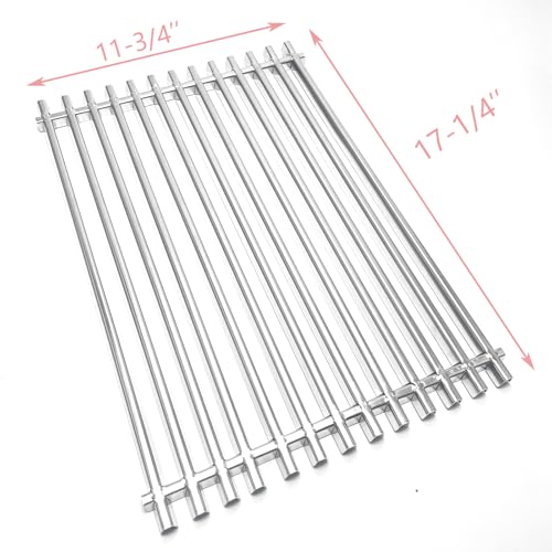17-1/4" Stainless Steel Grid Grates for Weber Spirit E-310 E-320, S-310 S-320, Spirit 700, Weber 900, Genesis Silver B and C Genesis 1000-5000 Gas Grill 7525 7527