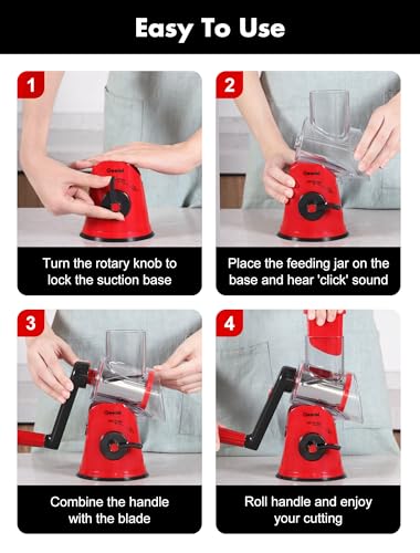 Rotary Cheese Grater Hand Crank