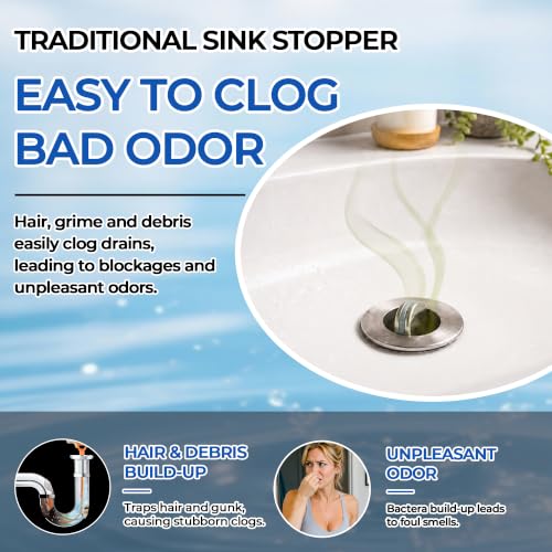 Sink Stopper Hair Catcher