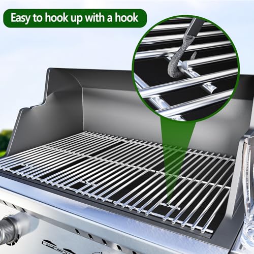 7637 Stainless Steel Cooking Grates for Weber Spirit I & II 200 Series Spirit E210 Spirit E220 Spirit S210