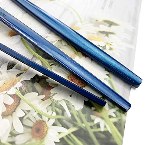 Blue Gold Silverware Set (6 Count)
