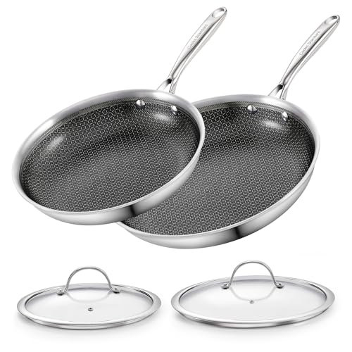 Hybrid Mutli Ply Clad 10.5 and 12 Inch Nonstick Frying Pan (2 Count)