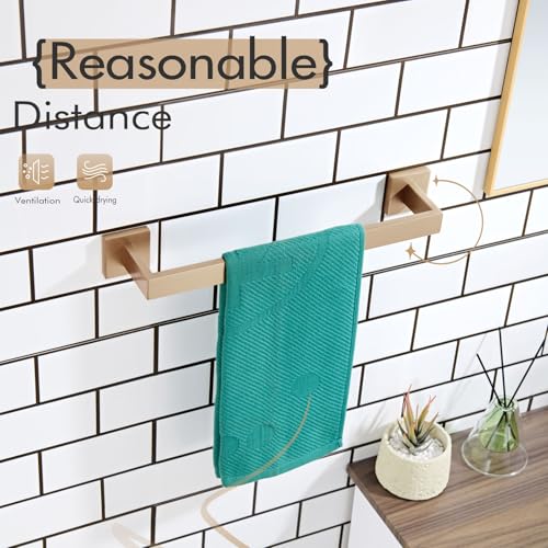 12 Inch Towel Bar for Bathroom Kitchen Towel Holder Wall Mounted SUS304 Stainless Steel Towels Rack