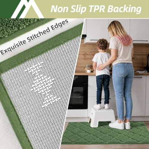 Kitchen Rugs Non Slip Washable 20"x48" (7 Sq Ft)