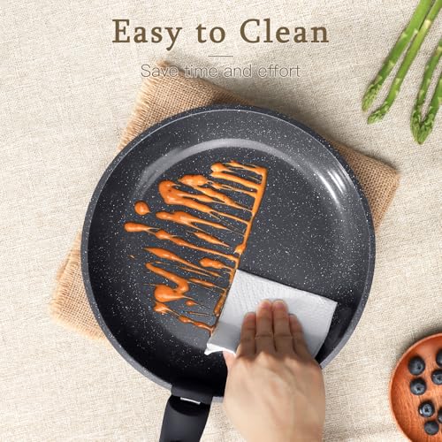 Pots and Pans Set Detachable Handle Cookware Sets Kitchen Cooking Set