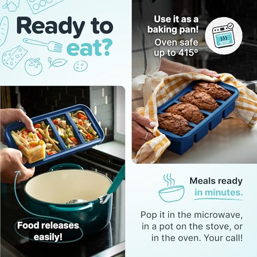 1 Cup Silicone Mold for Food with Lid