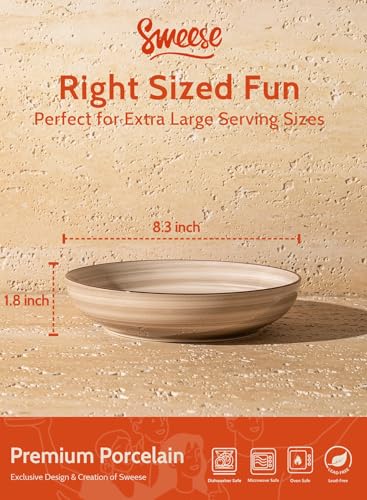 6 Pack Ceramic Pasta Bowls