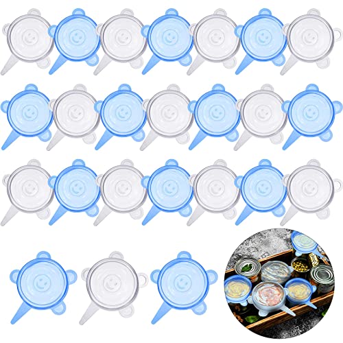 24 Pcs Silicone Stretch Food Covers (24 Count)