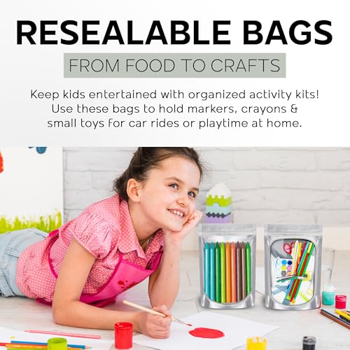 150 Resealable Food Storage Bags (150 Count)
