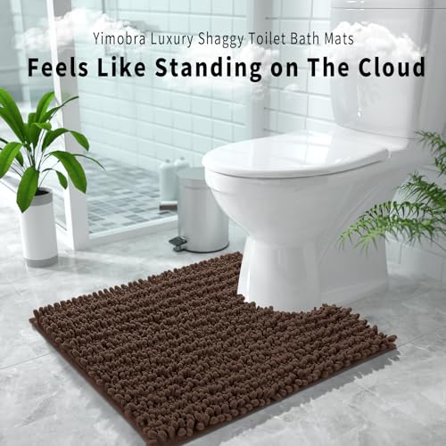 Toilet Rug U Shaped Washable 24x24 Inch