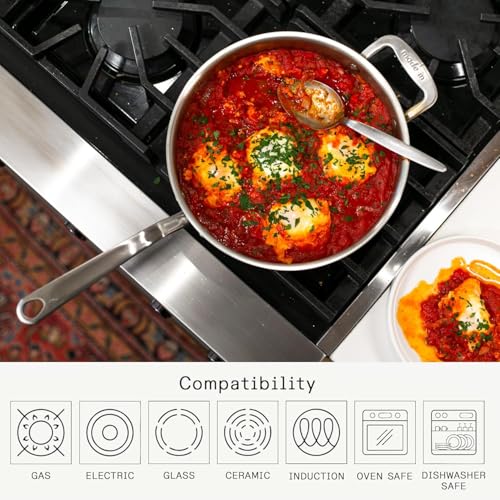 Cookware 3.5 Quart Stainless Steel Saute Pan