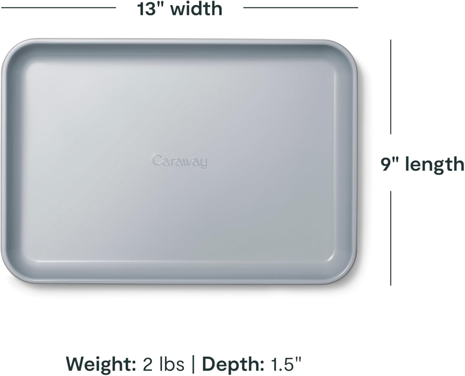 Caraway Nonstick Ceramic Small Baking Sheet Duo (9x13”) – Non-Toxic, PTFE & PFOA Free – Oven Safe – Aluminized Steel Core – Mini Sheet Pan for Baking, Roasting & More - Cream - Culinary Roots