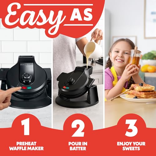 Dual Pour Waffle Maker