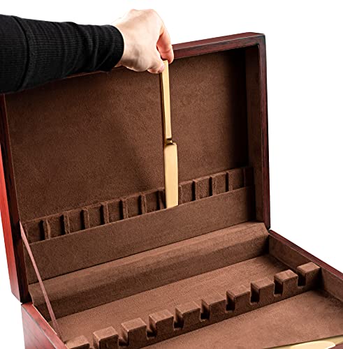 Fine Silverware Storage Box with Drawer