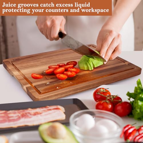 Acacia Wood Cutting Boards for Kitchen