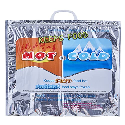 Hot and Cold Insulated Bags for Food Delivery (3 Count)