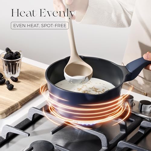 Ceramic Nonstick Saucepan with Lid