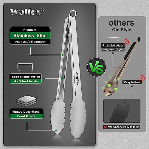 Kitchen Tongs for Cooking (3 Count)