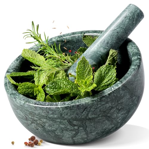 Luxury Marble Mortar and Pestle Set