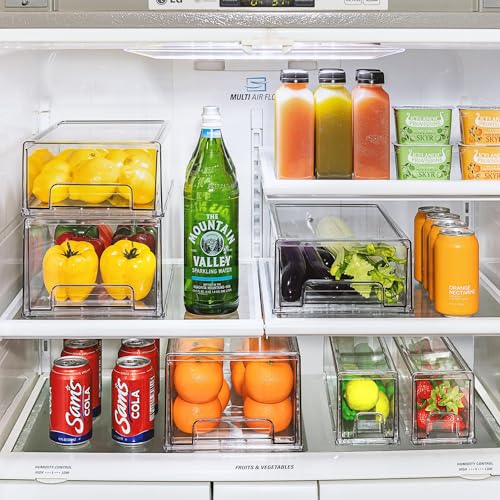 Small Clear Storage Drawers (6 Count)