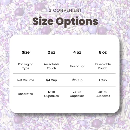 Perfectly Purple Sprinkle Mix (4 Ounce)