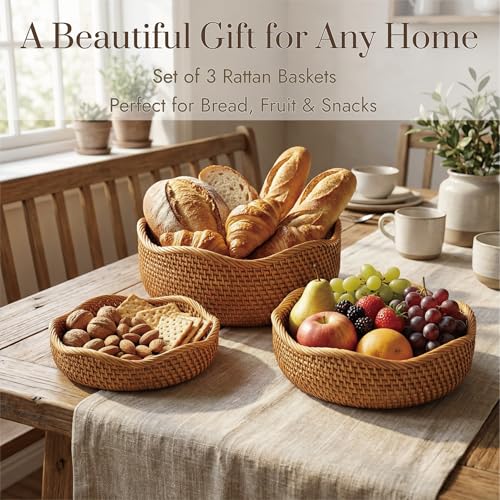 Rattan Bread Basket