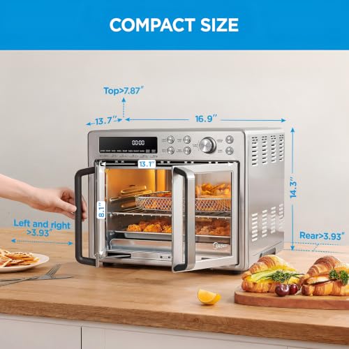 Flexify Classic French Door Toaster Oven Air Fryer Combo