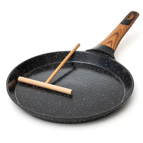 9.5 Inch Nonstick Crepe Pan with Spreader
