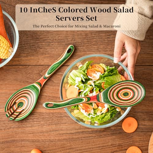 Pakkawood Wooden Salad Server Set