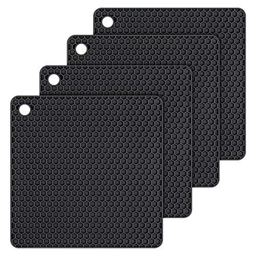 Silicone Trivets Mats for Hot Dishes (4 Count)