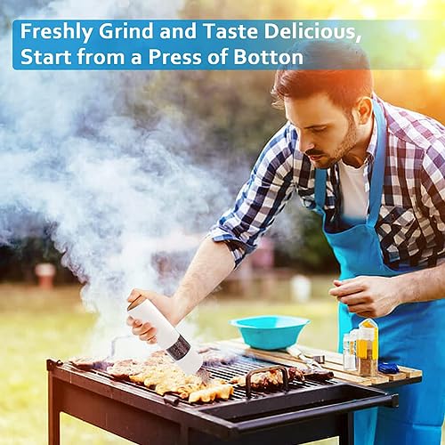 Electric Salt and Pepper Grinder Set