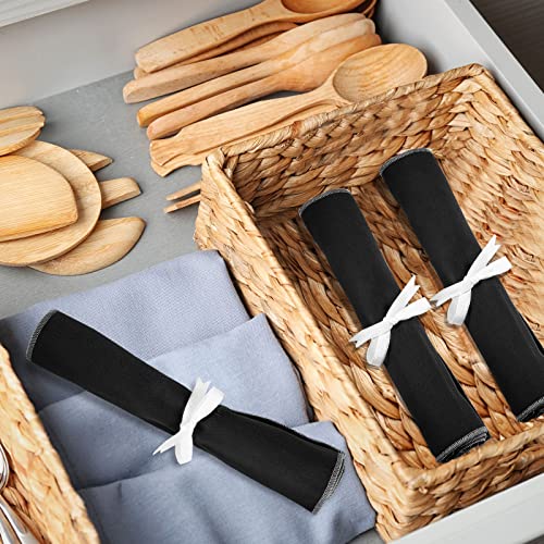 6 Pcs Anti Tarnish Silverware Storage Bags Felt