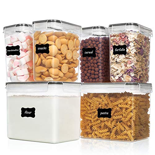 Airtight Food Storage Containers 6 Pieces (6 Count)