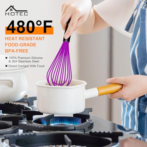 4 Pieces Silicone Whisks Set
