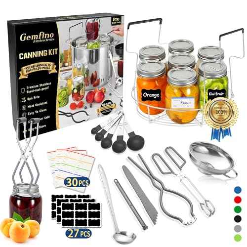 Canning Supplies Starter Kit with Canning Rack