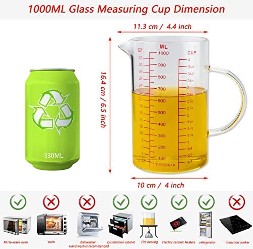 Glass Measuring Cup with Handle