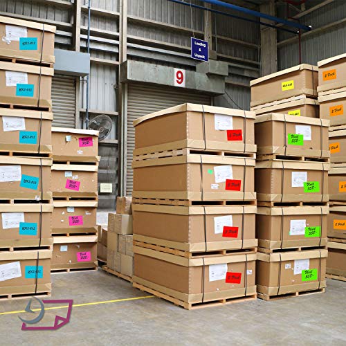 3 X 5 Rectangle Inventory Color Coding Sticker Labels (500 Count)