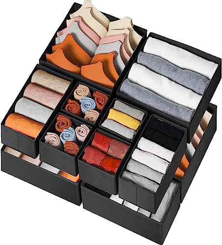 Drawer Organizer Clothes 12 Pack (12 Count)