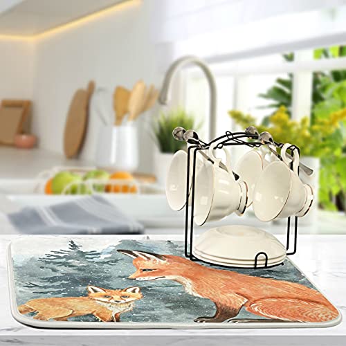 Super Absorbent Dish Drying Mat