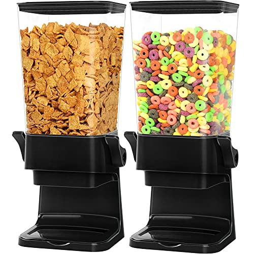Cereal Dispenser Countertop 2 Pack 5.5 Qt Large Cereal Storage Container (2 Count)