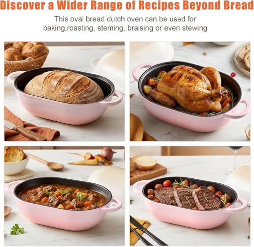 2.5 QT Enameled Cast Iron Sourdough Bread Oven