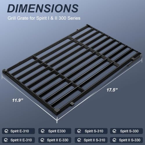 7638 Grill Grates for Weber Spirit E (2 Count)